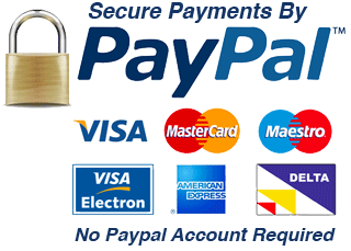 Secure payments via paypal