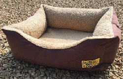 Fleece & Water Resistant Dog Lounger Various Sizes & Colours