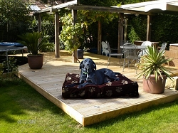 Fleece Memory Foam Topped Bed Waterproof Bottom & Sides