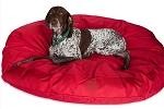 Round Dog Doza Bed - Memory Foam Crumb Filling Free Delivery Choose Size & Colour