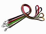 Dog Doza Colour Fusion Leather Dog Lead