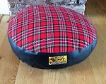 Doza Style - Heavy Duty Woven Fabric + Faux Leather 10" Deep Filled Various Sizes & Patterns