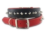 STUDDED LEATHER COLLAR