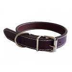 Dog Doza Deluxe Tradional 100% Real Leather Collars
