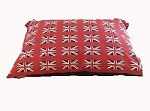 Union Jack Stylish Dog Cushion in Red White & Blue Various Sizes